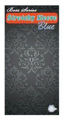 Насадка стимулирующая BOSS Stretchy Sleeve Blue, BS6700013