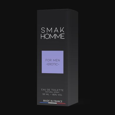 Туалетная вода с феромонами для мужчин SMAK HOMME, 50 ml