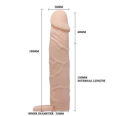 Насадка Pretty Love - Penis Sleeve 7"" LARGE, BI-026227