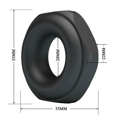 Ерекційне кільце Crazy Bull №14 - Jarvius super soft silicone, BI-210358