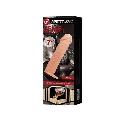 Насадка Pretty Love - Penis Sleeve 7"" LARGE, BI-026227