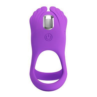 Кільце ерекційне Pretty Love - Vibration Penis Ring SILAS Purple, BI-210318-1