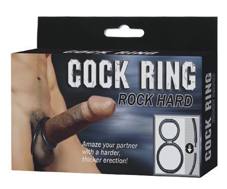 Силіконове кільце для статевого члена BAILE - COCK RING ROCK HARD, BI-026014