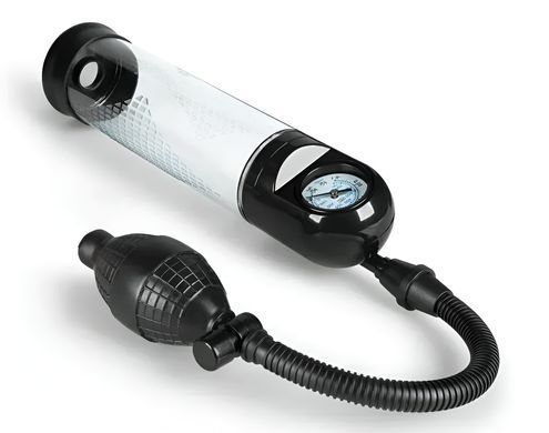 Вакуумная помпа с манометром CANWIN Penis Pump Men - P228