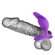 Кільце ерекційне Pretty Love - Vibration Penis Ring SILAS Purple, BI-210318-1