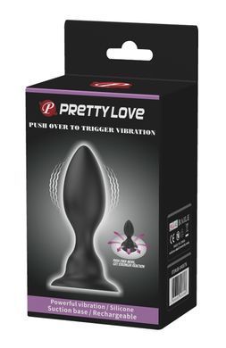 Анальный стимулятор с вибрацией PrettyLove - Push Over to Trigger vibration, BI-040076