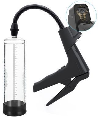 Вакуумна помпа з манометром CANWIN Men Air Gun Penis Pump - P398