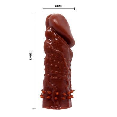 Насадка-презерватив BI-016002-0102S ( тілесна )
