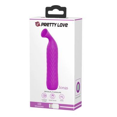 Вагінальний міні вібратор з вакуумним стимулятором Pretty Love "Jonas" BI-014564