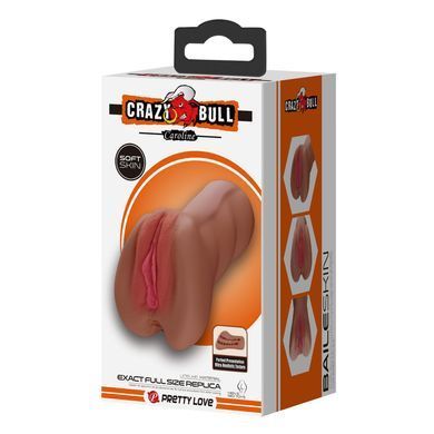 Мастурбатор з двома входами Crazy Bull - Caroline Latinos soft skins, BM-009237N-1