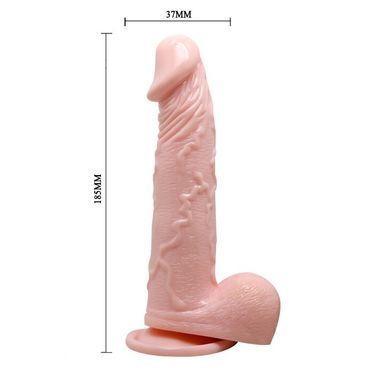 Вібратор на присосці Vibrating Penis, BW - 008067A