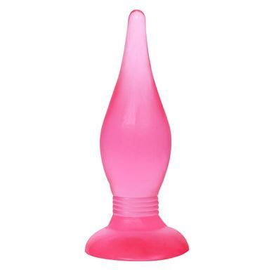 Анальна пробка на присоску Butt plug, BI-017006 Pink