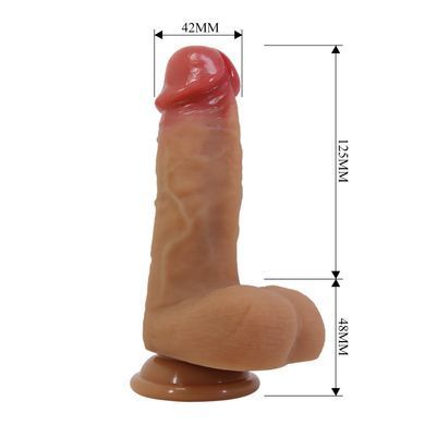 Страпон женский Pretty Love - Fogg 4.7" Silicone Dildo with Harness Briefs, BW-022076