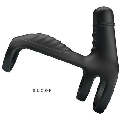 Насадка с вибрацией Pretty Love - VIBRATING PENIS SLING, 10 vibration functions, BI-210276