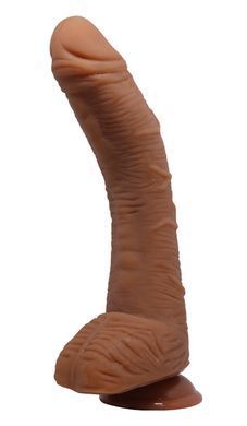 Фалоімітатор на присосці Baile Beautiful ALEX 10.6'' Brown, BW-008037NR-1