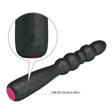 Гнучкий вібростимулятор MR PLAY - Bendable Vibrating Anal Plug, BI-014758-1-MR