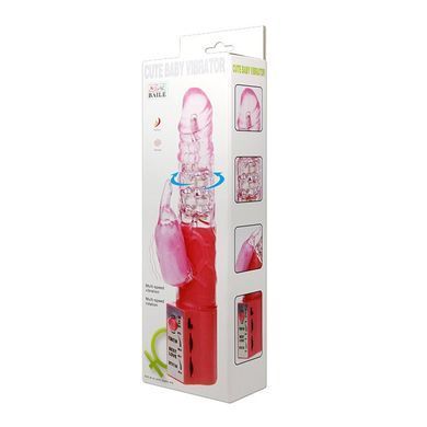 Вибратор с тимулятором клитора "CUTE BABY VIBRATOR" BW-004101