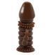 Насадка-презерватив BI-016008-0902S ( коричнева )