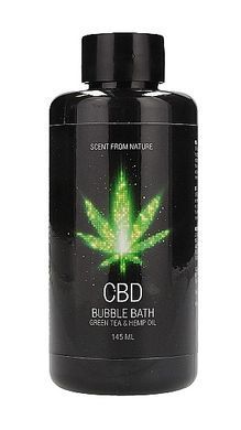Набор для ванны и душа CBD Luxe Gift set - GREEN TEA & HEMP OIL ( 4 предмета )