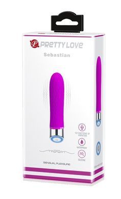 Вибромассажер серии Pretty Love Sebastian Purple, BI-014611