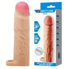 Удлиняющая насадка презерватив Pretty Love - Gerd 3" Flash, BI-026258