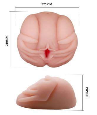 Мастурбатор вагина и анус с вибрацией BAILE - French lady, Vibration Heating function, BM-009022