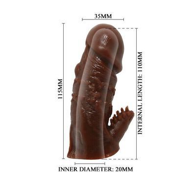 Насадка-презерватив BI-016001-0102S ( тілесний )