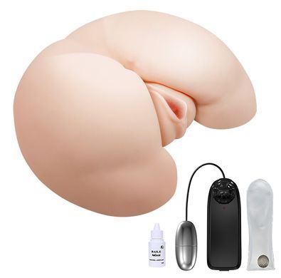 Мастурбатор вагіна і анус з вібрацією BAILE - VAGINA AND ASS, Heating function Vibration, BM-009023