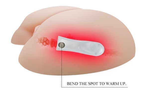 Мастурбатор вагіна і анус з вібрацією BAILE - VAGINA AND ASS, Heating function Vibration, BM-009023