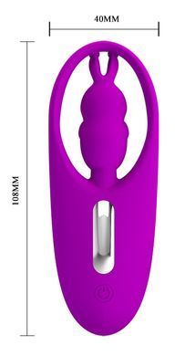 Вибро-стимулятор зайчик с пультом ДУ Pretty Love - Wild Rabbit, BW-022071ZW