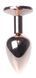 Анальний затор Boss Series - Jewellery Red Gold PLUG Light Blue S, BS6400113