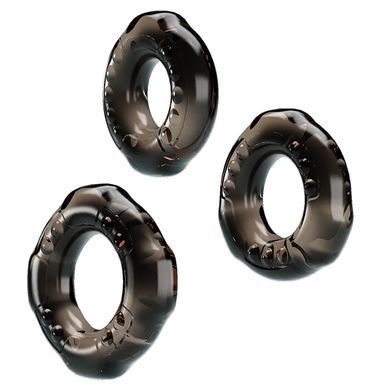 Набір із 3-х ерекційних кілець COCK THREE RINGS, BI-210263