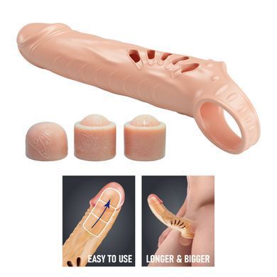 Удлиняющая насадка Pretty Love - Rafael Penis Sleeve, BI-026270H