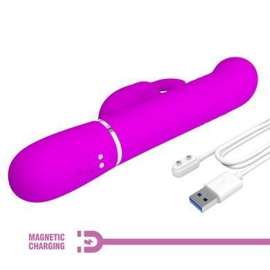 Вібромасажер із поступальним рухом серії Pretty Love - Coale Purple, BW-500013