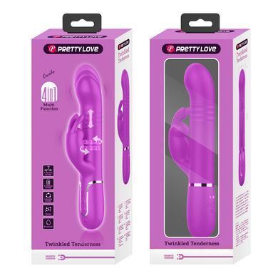 Вібромасажер із поступальним рухом серії Pretty Love - Coale Purple, BW-500013
