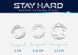 Набор эрекционных колец Stay hard, CN-330300012 Clear