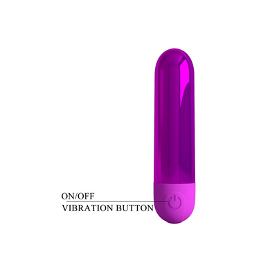 Перезаряджаємая віброкуля Pretty Love - Kiwi Purple, BI-300091
