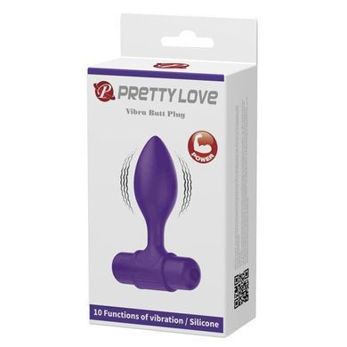 Силіконова вібропробка Pretty Love "Vibro but plag" BI-040077-1