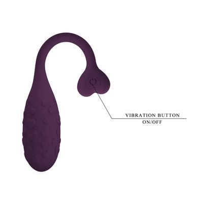 Виброяйцо управляемое смартфоном Pretty Love - Fisherman Purple Mobile APP, BI-300016HP-1