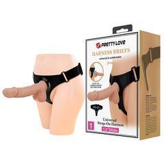 Страпон женский Pretty Love - HARNESS BRIEFS Jerry, BW-022089NR