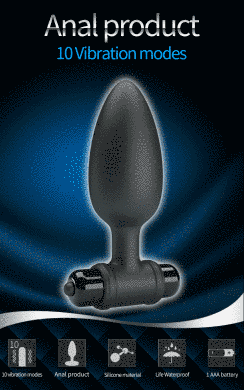 Анальний стимулятор з вібрацією Mr. Play - Super Power Vibrating Anal Plug, BI-040107-MR
