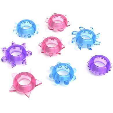 Эрекционное кольцо Meleon - Delay Rings (Assorted Colors), CR-02 (1 шт)