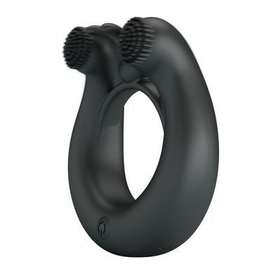 Ерекційне вібро кільце Pretty Love - DAHLIA Vibrant Penis Ring BLACK, BI-210324