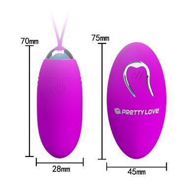 Віброяйце Pretty Love Jenny з дистанційним керуванням, BI-014362W-9