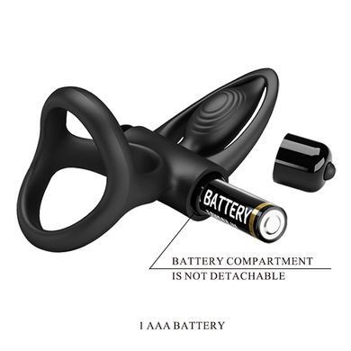 Ерекційне вібро кільце Pretty Love - Vibration Cock Ring, 10 vibration functions, BI-210306-1