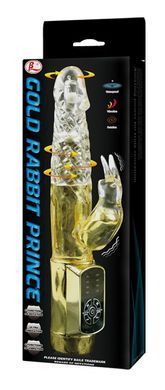 Вібратор зі стимулятором клітора і головкою, що обертається BAILE - COLD RABBIT PRINCE, BW-037302J
