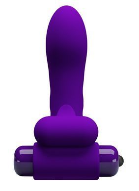Клиторальный стимулятор на палец Pretty Love - Orlando Finger Violet, BI-014836-1