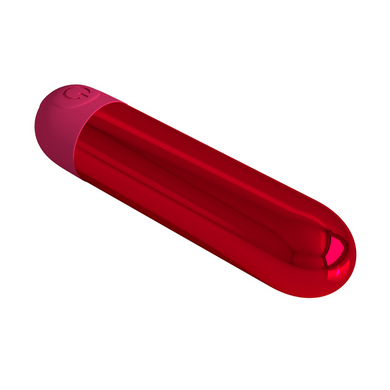 Перезаряжаемая вибропуля Pretty Love - Kiwi Red, BI-300091-3
