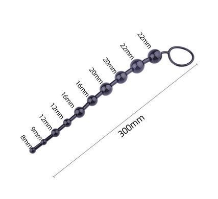 Анальні намиста Jelly Anal Beads Blue, SKN-ANL033 Blue