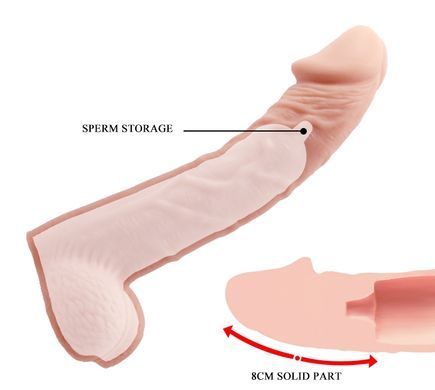 Подовжуюча насадка (на 8 см) BAILE - SEX TOYS BIG MAN, BI-026238